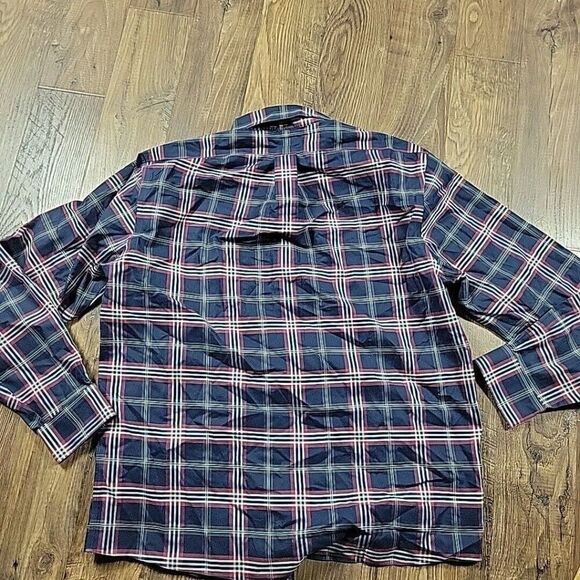 Brooks Brothers Shirt Mens Large Blue Red Green Check Button Up Long Sleeve - Picture 5 of 7
